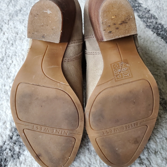 Nine West Distressed Suede Booties - Picture 6 of 8